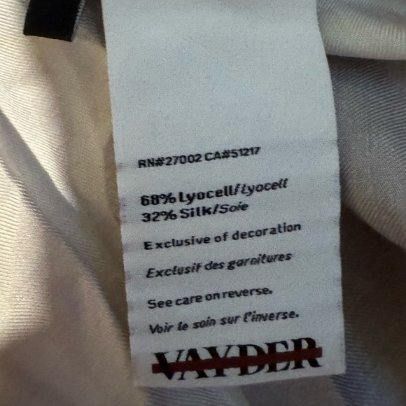 VAYDER Montague Oversize Camp Shirt Lyocel Silk Quiet Luxury Size Large NWT - Picture 5 of 5